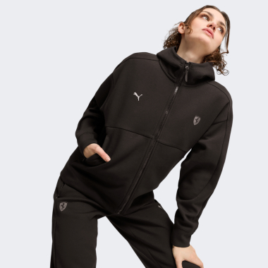 Кофты Puma Ferrari Style Hooded Sweat Jacket Wmn - 167093, фото 1 - интернет-магазин MEGASPORT