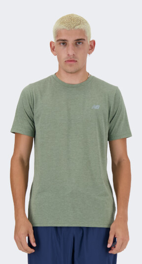 Футболка New Balance Tee Heathertech - 167284, фото 1 - интернет-магазин MEGASPORT