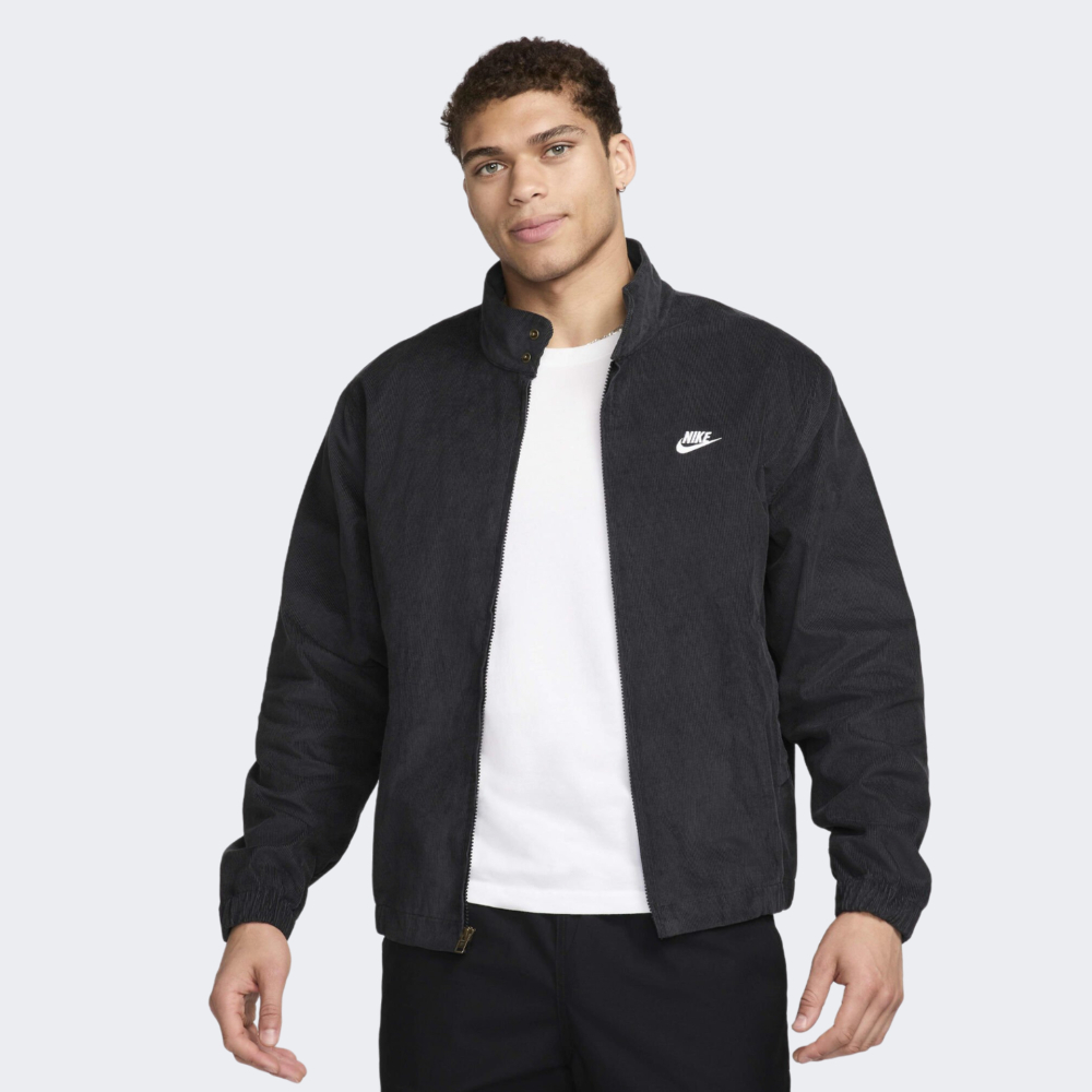 Куртка Nike M NK CLUB HARRINGTON CRDRY JKT | Колір:чорний | купити в інтернет-магазині MEGASPORT: ціна, фото | Код товару: 167313