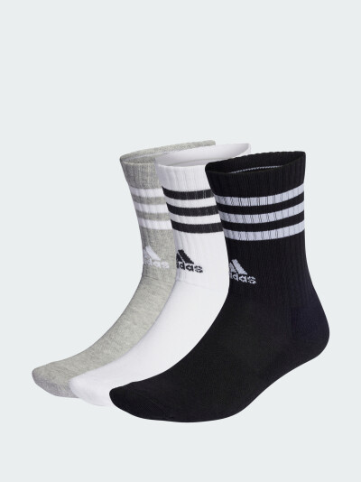 Шкарпетки Adidas 3S C SPW CRW 3P - 167363, фото 1 - інтернет-магазин MEGASPORT