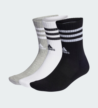 Шкарпетки Adidas 3S C SPW CRW 3P - 167363, фото 1 - інтернет-магазин MEGASPORT