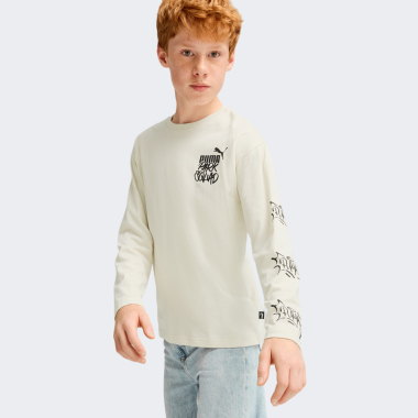 Футболка Puma дитяча ESS+ MID 90s LS Tee B - 167713, фото 1 - інтернет-магазин MEGASPORT