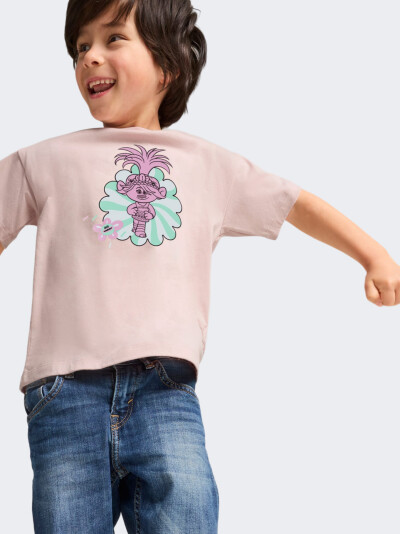 Футболка Puma детская X TROLLS Graphic Tee - 167692, фото 1 - интернет-магазин MEGASPORT