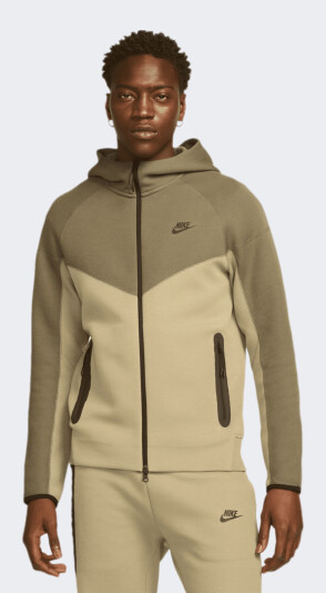 Кофта Nike M NK TCH FLC FZ WR HOODIE - 164203, фото 1 - інтернет-магазин MEGASPORT