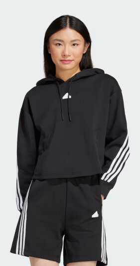 Кофта Adidas W FI 3S OH HD - 167755, фото 1 - интернет-магазин MEGASPORT