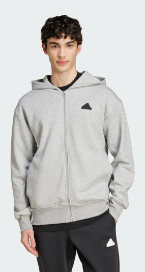 Кофта Adidas M FI DBLKNT FZ - 167854, фото 1 - інтернет-магазин MEGASPORT