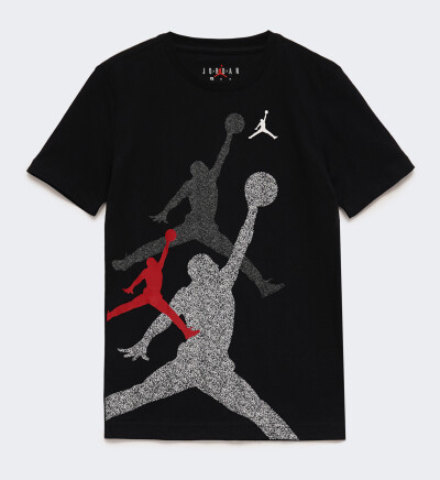 Футболка Jordan детская JDB GRADIENT STACKED JM SS TEE - 167136, фото 1 - интернет-магазин MEGASPORT