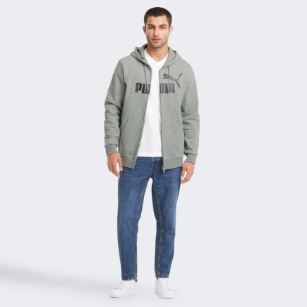 Кофта Puma Ess Big Logo Fz Hoodie Fl - 140578, фото 3 - інтернет-магазин MEGASPORT