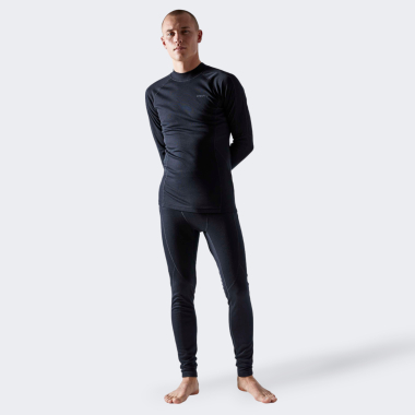 Термобелье Craft (комплект) CORE WARM BASELAYER SET M BLACK - 127618, фото 1 - интернет-магазин MEGASPORT