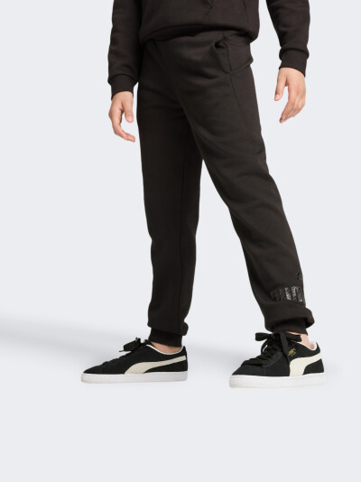 Спортивні штани Puma дитячі ESS+ ANIMAL Sweatpants FL G - 167949, фото 1 - інтернет-магазин MEGASPORT