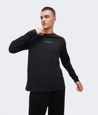 Футболка Nike M NSW TEE LS OC LBR SEGB - 167317, фото 1 - интернет-магазин MEGASPORT