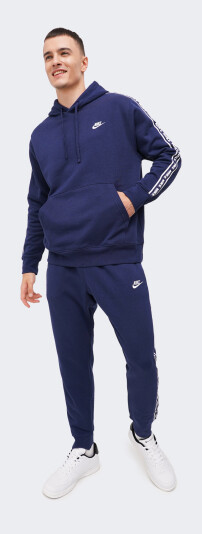 Спортивный костюм Nike M NK CLUB FLC GX HD TRK SUIT - 167303, фото 1 - интернет-магазин MEGASPORT