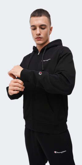 Кофта Champion hooded full zip sweatshirt - 167431, фото 1 - інтернет-магазин MEGASPORT