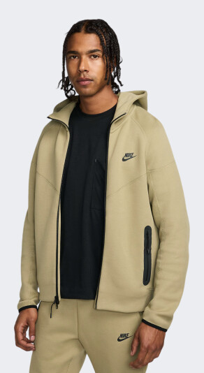 Кофта Nike M NK TCH FLC FZ WR HOODIE - 167967, фото 1 - интернет-магазин MEGASPORT