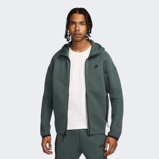M Nike 冬用トレーニング フルジップフードジャケット オリーブグリーン Кофта Nike M NK TCH FLC FZ WR HOODIE | Цвет: зеленый | купить в