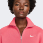 Кофта Nike W NSW PHNX FLC QZ CROP, фото 4 - інтернет магазин MEGASPORT