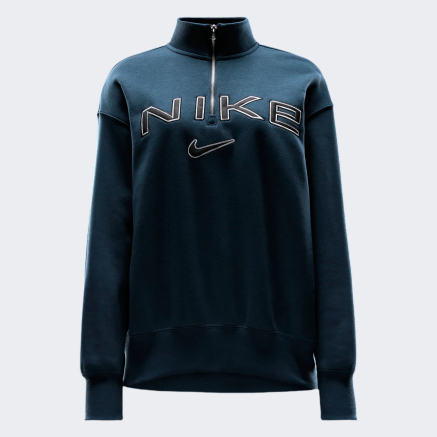 Кофта Nike W NSW PHNX FLC OOS LOGO QZ TOP - 168236, фото 6 - интернет-магазин MEGASPORT