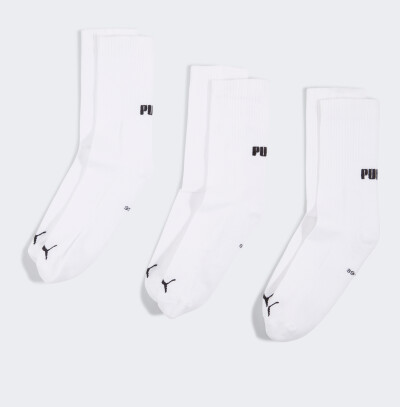 Носки Puma UNISEX NEW GENERATION CUSHIONED CREW 3P - 168381, фото 1 - интернет-магазин MEGASPORT