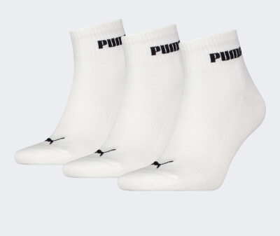 Шкарпетки Puma UNISEX NEW GENERATION CUSHIONED QUARTER 3P - 168382, фото 1 - інтернет-магазин MEGASPORT