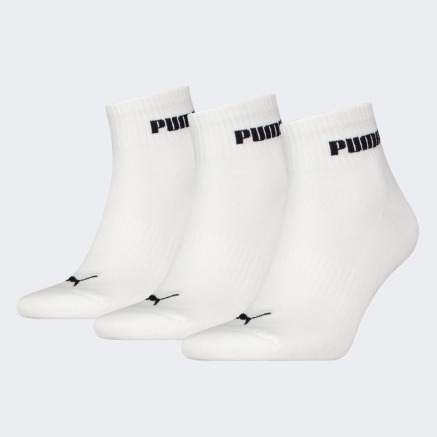 Шкарпетки Puma UNISEX NEW GENERATION CUSHIONED QUARTER 3P - 168382, фото 1 - інтернет-магазин MEGASPORT