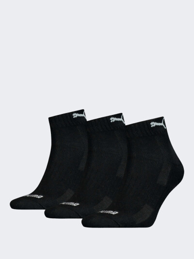 Шкарпетки Puma UNISEX CUSHIONED QUARTER 3P - 168385, фото 1 - інтернет-магазин MEGASPORT