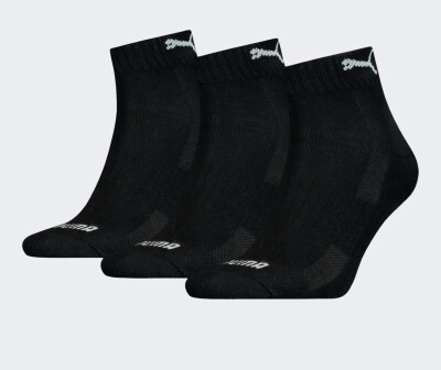 Носки Puma CUSHIONED QUARTER 3P UNISEX - 168385, фото 1 - интернет-магазин MEGASPORT