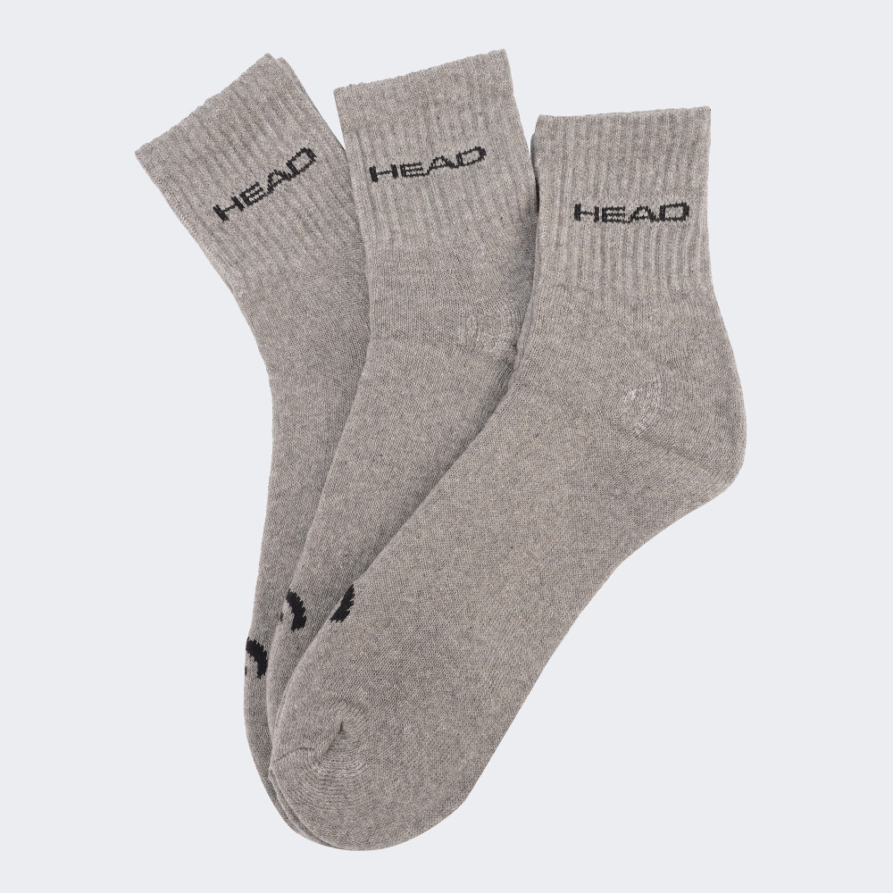 Носки Head ELEMENTS ALL SPORTS SHORT CREW 3P | Цвет: серый | купить в ...