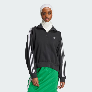 Кофты Adidas Originals HALFZIP CREW FT - 168419, фото 1 - интернет-магазин MEGASPORT