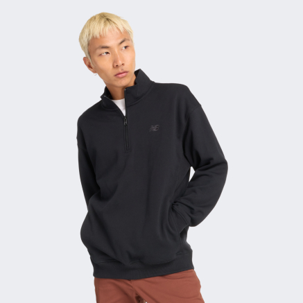 Кофта New Balance Hoodie Athletics Fleece 1/2 - 168547, фото 4 - интернет-магазин MEGASPORT