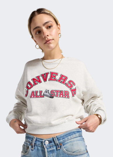 Кофта Converse RETRO CHUCK HERITAGE CREW - 168703, фото 1 - інтернет-магазин MEGASPORT