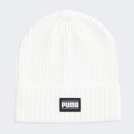 Шапка Puma Ribbed Classic Cuff Beanie - 168806, фото 1 - интернет-магазин MEGASPORT