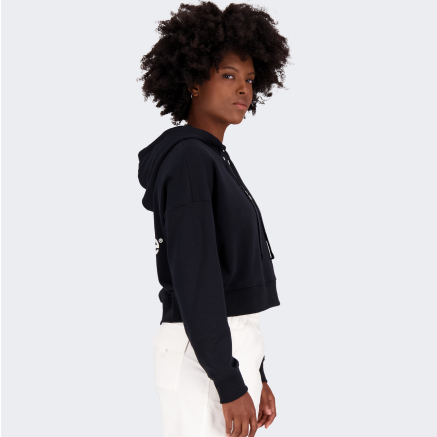 Кофта New Balance Essentials Reimagined Arch. Crop Hoodie - 150438, фото 4 - інтернет-магазин MEGASPORT