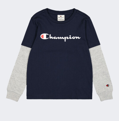 Футболка Champion дитяча long sleeve t-shirt - 168861, фото 1 - інтернет-магазин MEGASPORT