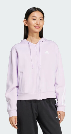 Кофта Adidas W FI 3S FZ HD - 168886, фото 1 - интернет-магазин MEGASPORT