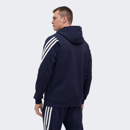 Кофта Adidas M FI 3S FZ - 167852, фото 2 - интернет-магазин MEGASPORT