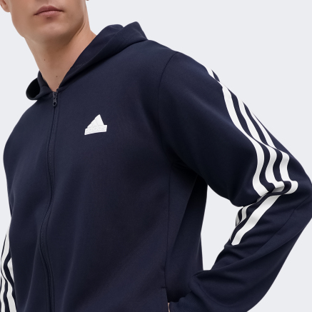 Кофта Adidas M FI 3S FZ - 167852, фото 4 - интернет-магазин MEGASPORT