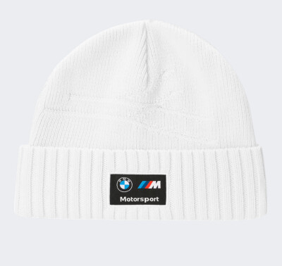 Шапка Puma BMW MMS Classic Cuff Beanie - 168980, фото 1 - интернет-магазин MEGASPORT