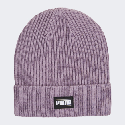 Шапка Puma Ribbed Classic Cuff Beanie - 168976, фото 1 - интернет-магазин MEGASPORT