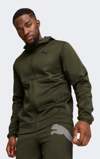 Кофта Puma TRAIN ALL DAY PWRFLEECE FULL ZIP - 168995, фото 1 - интернет-магазин MEGASPORT