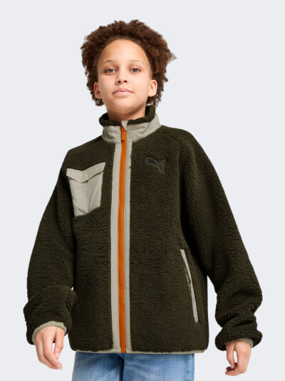 Куртка Puma Hybrid Sherpa Jacket - 169001, фото 1 - інтернет-магазин MEGASPORT