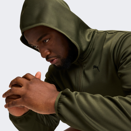 Кофта Puma TRAIN ALL DAY PWRFLEECE FULL ZIP - 168995, фото 3 - интернет-магазин MEGASPORT