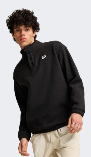 Кофта Puma DOWNTOWN HZ Polar Fleece - 169150, фото 1 - интернет-магазин MEGASPORT