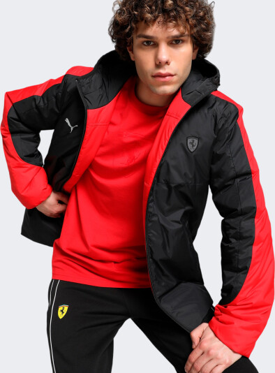 Куртка Puma Ferrari Style Reversible Padded Jacket - 169154, фото 1 - інтернет-магазин MEGASPORT