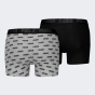 Спідня білизна Puma MEN EVERYDAY AOP PRINT BOXER 2P, фото 2 - інтернет магазин MEGASPORT