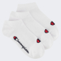 Носки Champion 3pk sneaker socks, фото 1 - интернет магазин MEGASPORT