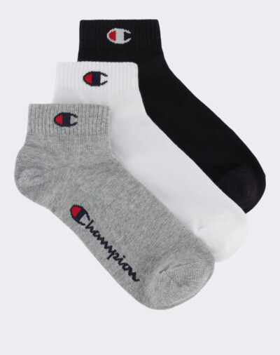 Шкарпетки Champion 3pk quarter socks - 169202, фото 1 - інтернет-магазин MEGASPORT