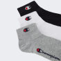 Носки Champion 3pk quarter socks, фото 2 - интернет магазин MEGASPORT