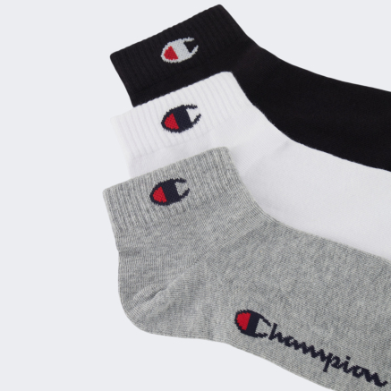 Шкарпетки Champion 3pk quarter socks - 169202, фото 2 - інтернет-магазин MEGASPORT