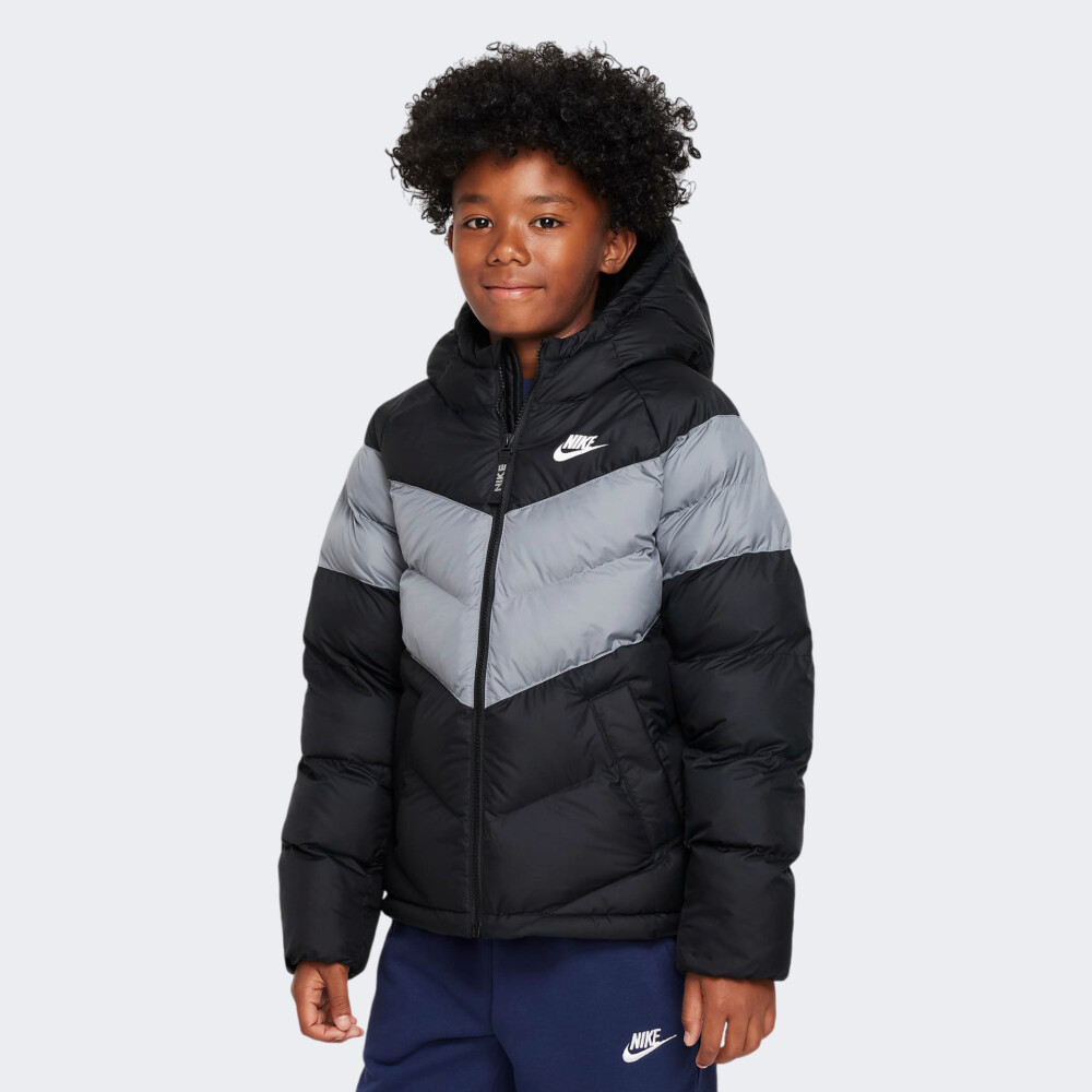 Куртка Nike детская K NSW SYN FL HD JCKT | Цвет: черный