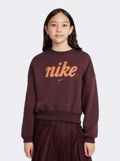Кофта Nike G NSW CLUB FLC BXY CRW GX STAR - 169219, фото 1 - інтернет-магазин MEGASPORT
